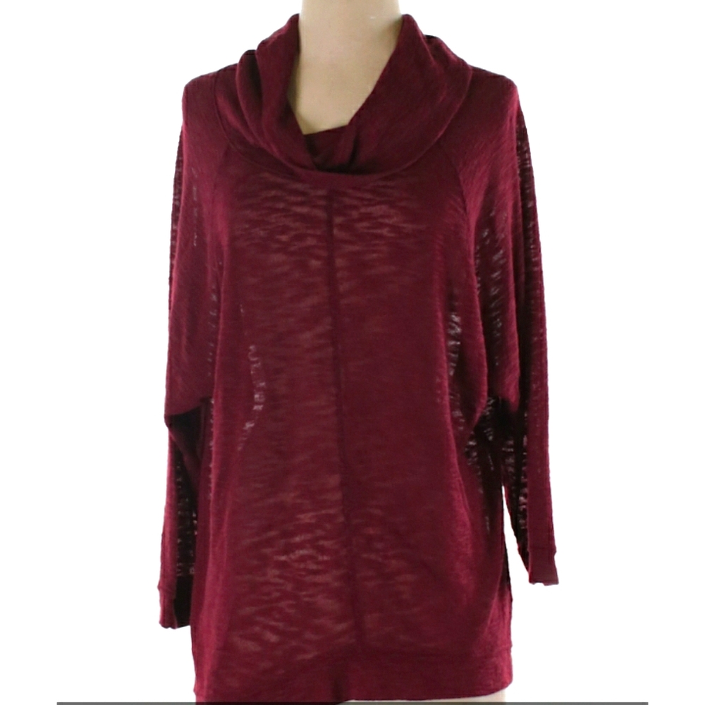 🌻3 for $20🌻 Maroon cowl neck slouchy sweater